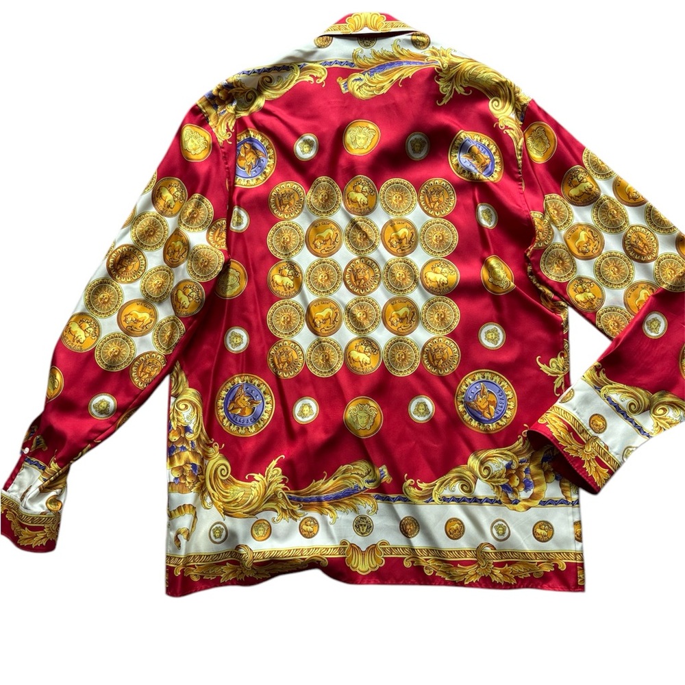 Versace silk printed shirt